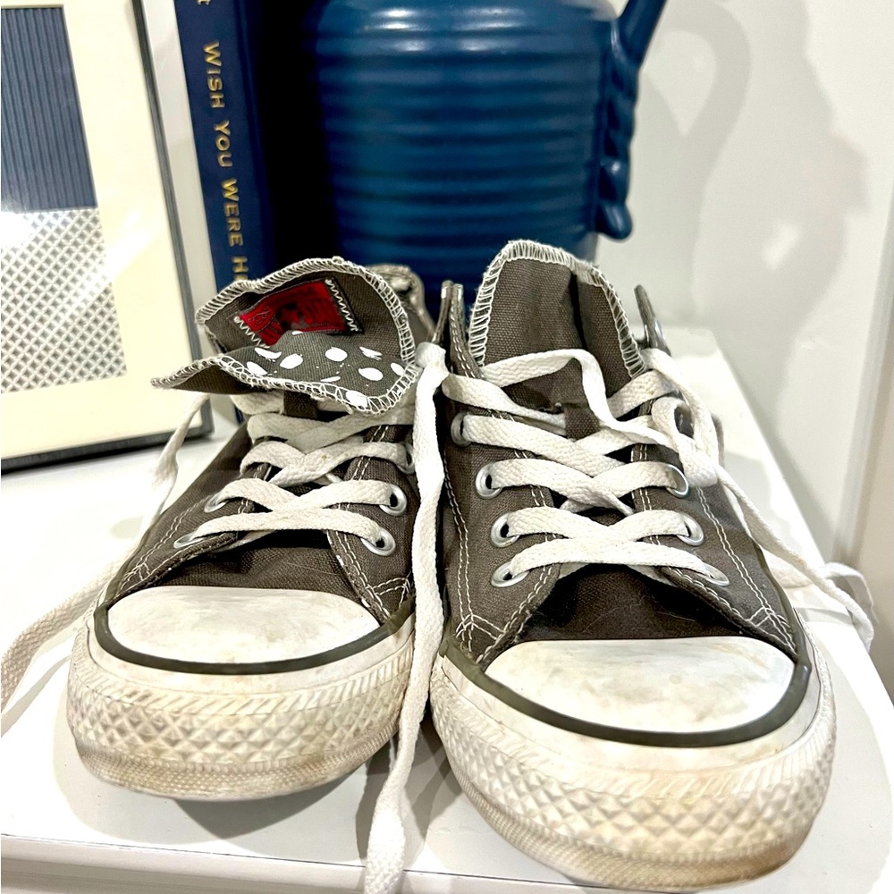 Converse Grey Low Profile Sneaker - Picture 2 of 4